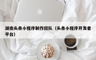 漯河湖南头条小程序制作团队（头条小程序开发者平台）